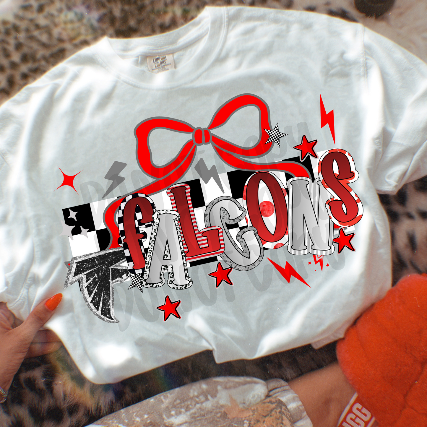 Falcons crazy letters ; PNG DIGITAL FILE ONLY (SEPT2025)
