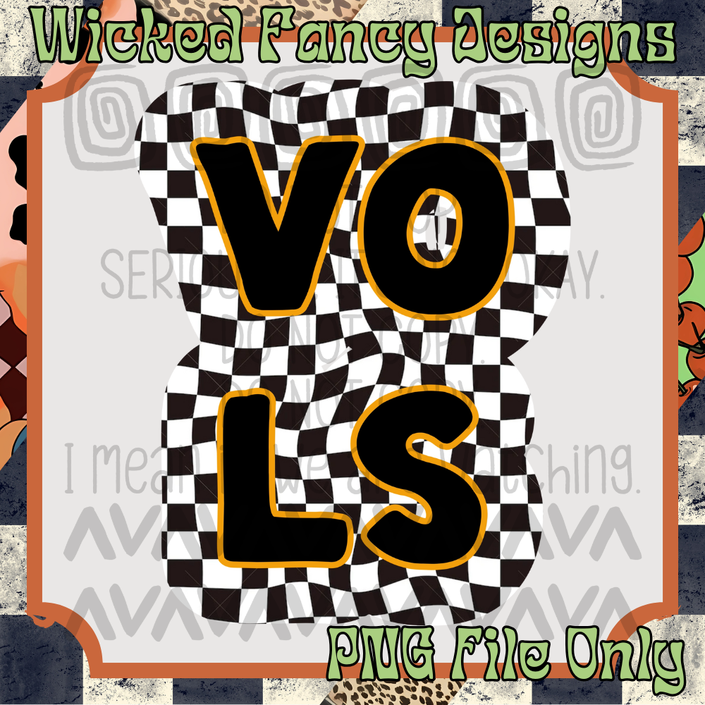 Checkered mascot-Vol2; PNG DIGITAL FILE ONLY