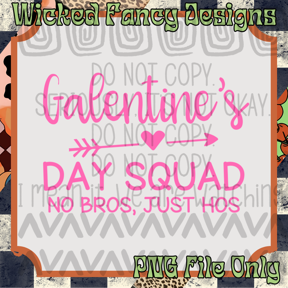 Galentine's Day; PNG DIGITAL FILE ONLY
