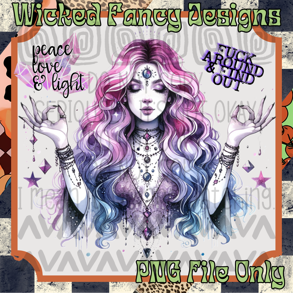 Peace Love FAFO; PNG Digital File Only