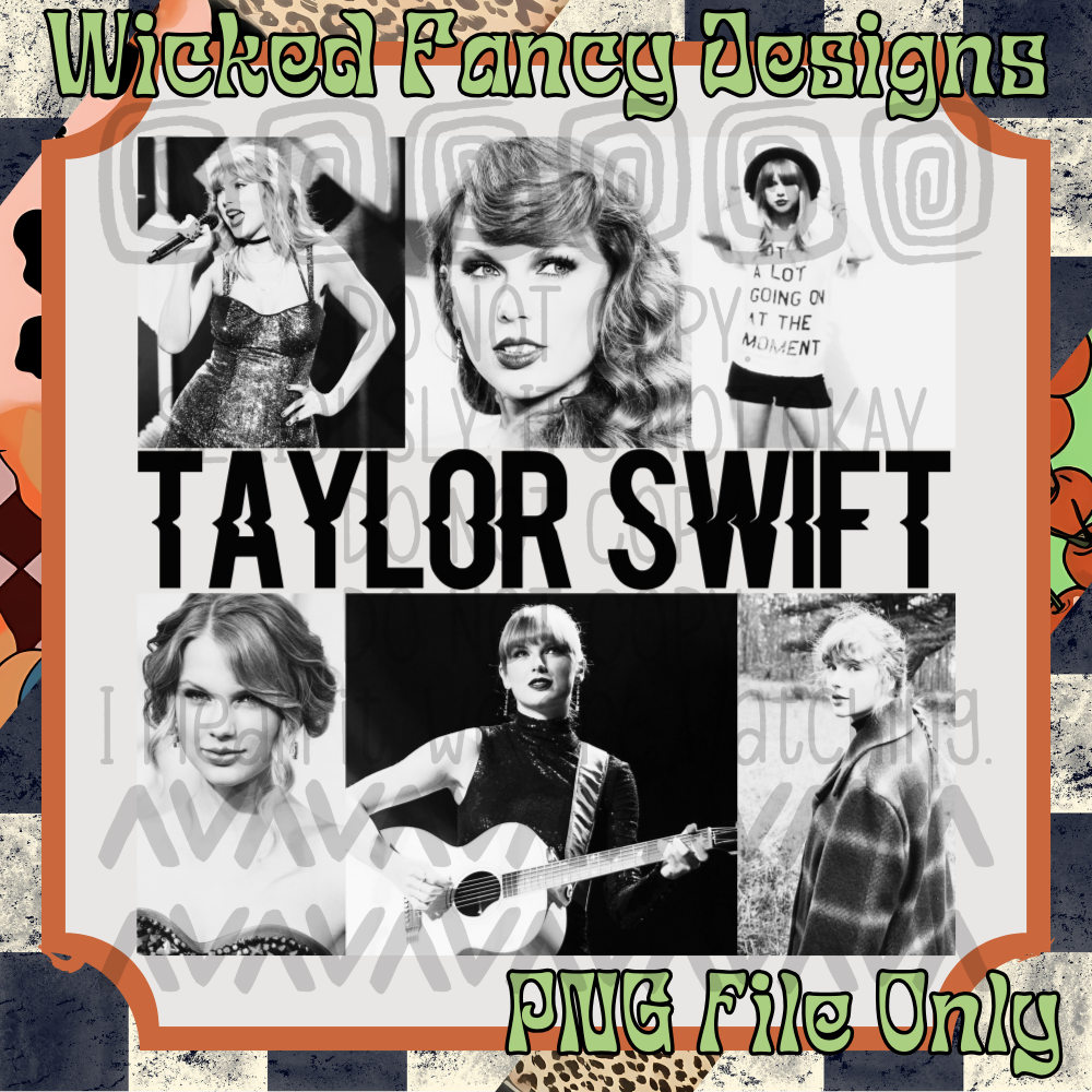 Swift b&w; PNG DIGITAL FILE ONLY