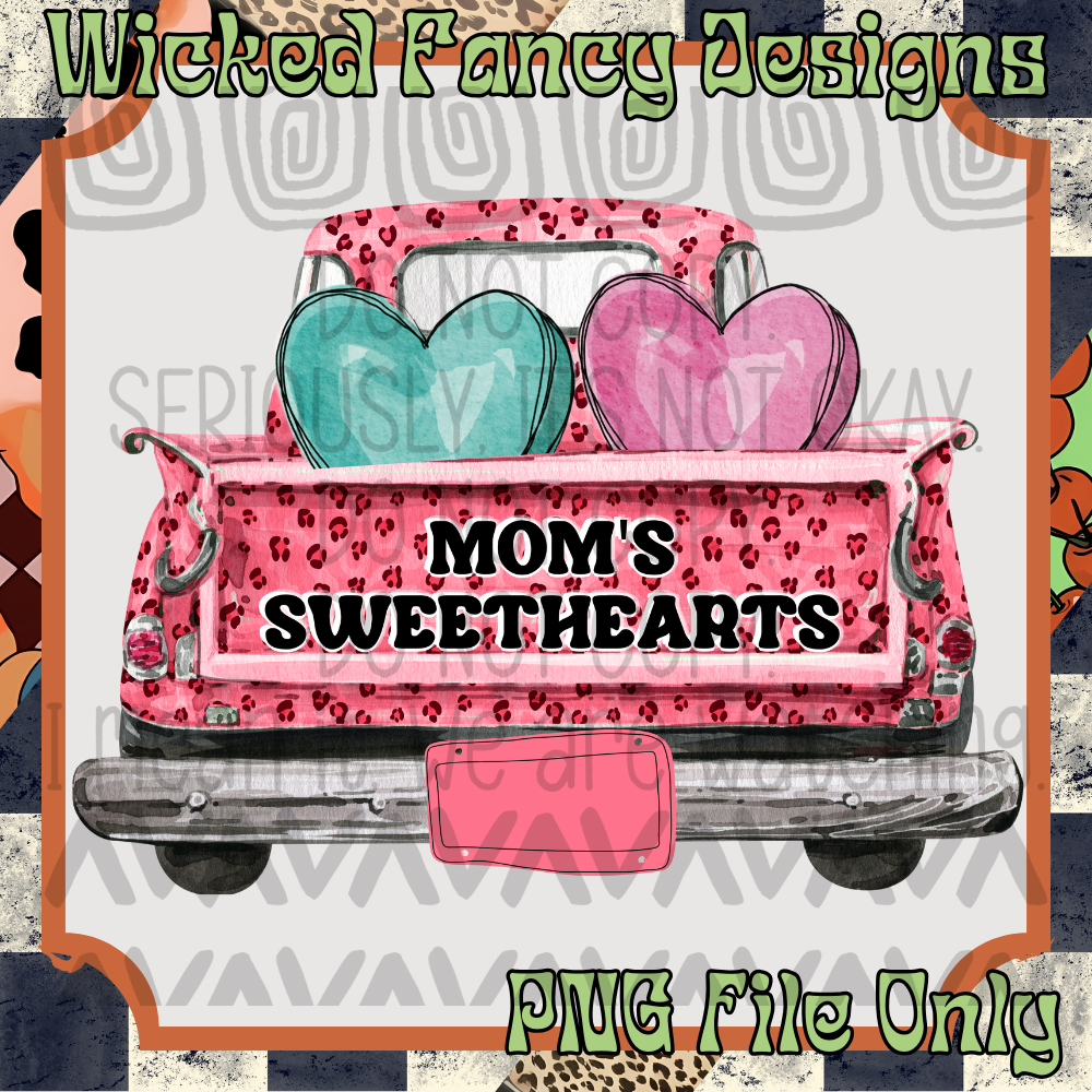 Mom's Sweethearts; PNG DIGITAL FILE ONLY