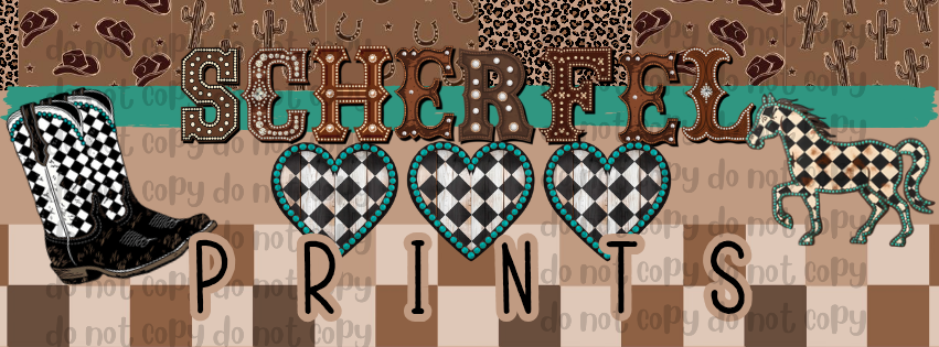 Western vibes premade Facebook cover