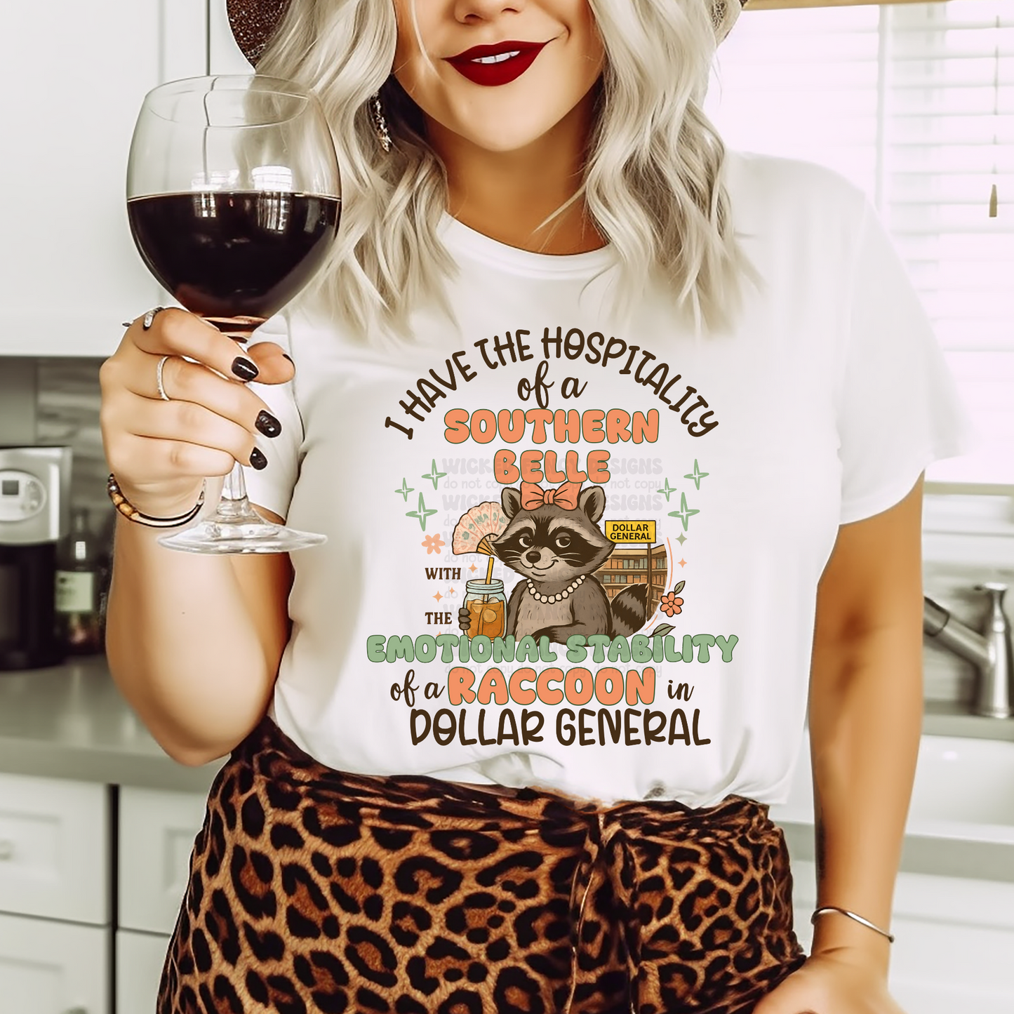 Southern Belle 🦝; PNG DIGITAL FILE ONLY (MAY 2025)