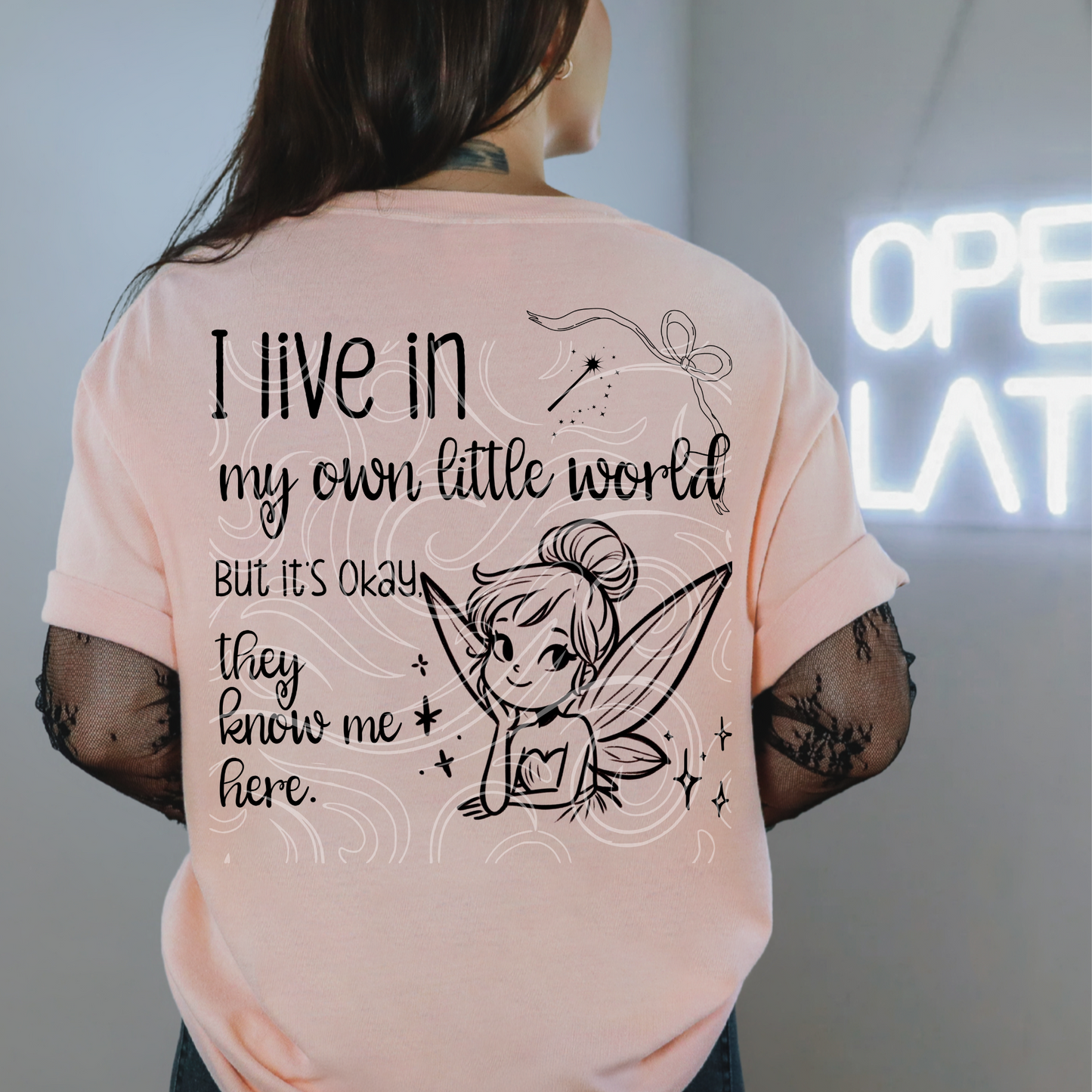 Fairy I live in my own world ; PNG DIGITAL FILE ONLY