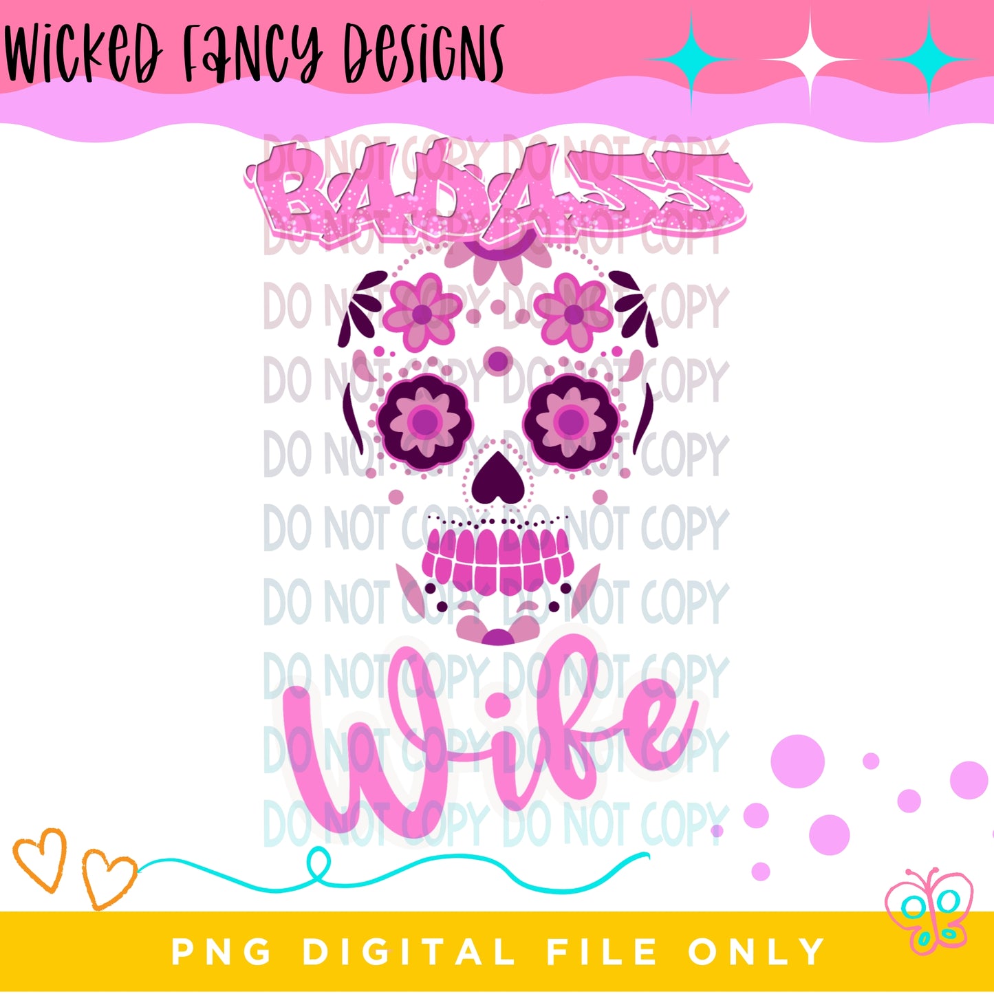 Bada$$ Wife; PNG DIGITAL FILE ONLY