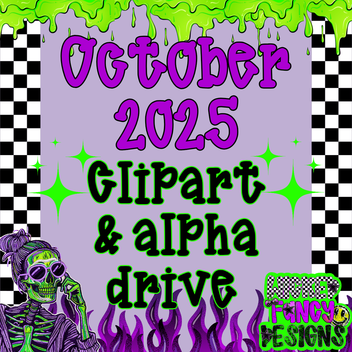 October 2025 Clipart & Alpha Google Drive