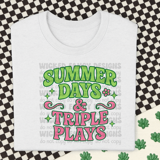 Summer days & triple plays; PNG DIGITAL FILE ONLY (JUNE 2025)