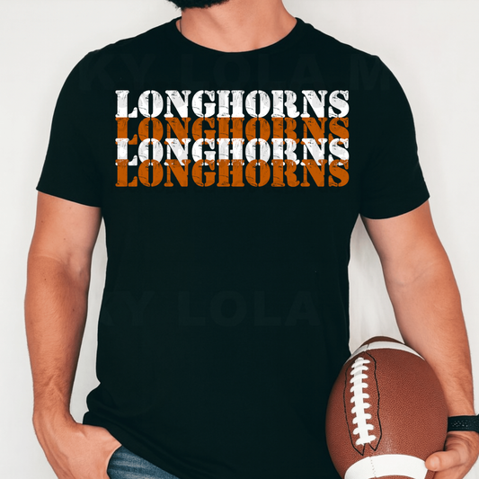 Longhorns army stencil ; PNG DIGITAL FILE ONLY (OCT2025)