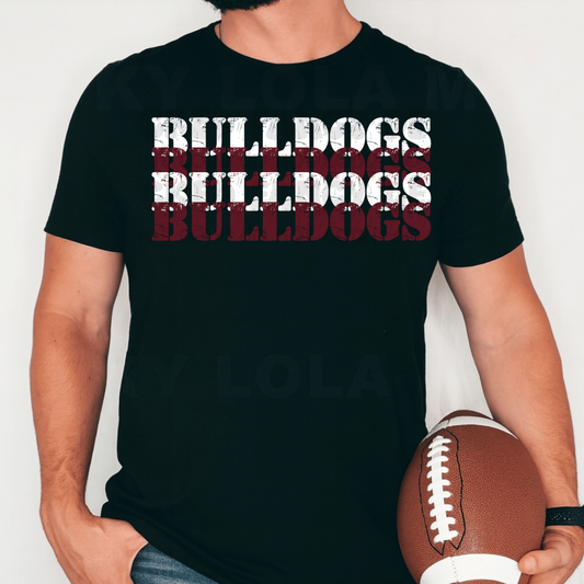Bulldogs (MS St) army stencil ; PNG DIGITAL FILE ONLY (OCT2025)