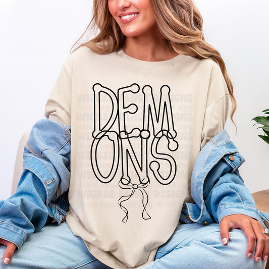 Demons Bow; PNG DIGITAL FILE ONLY (AUG2025)