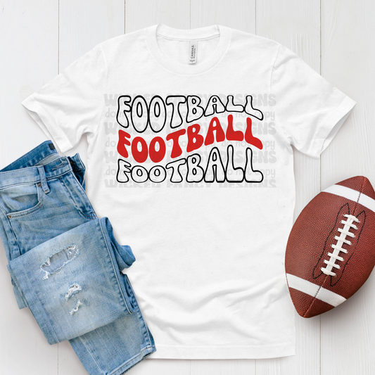 Wavy Football; PNG DIGITAL FILE ONLY (AUG2025)