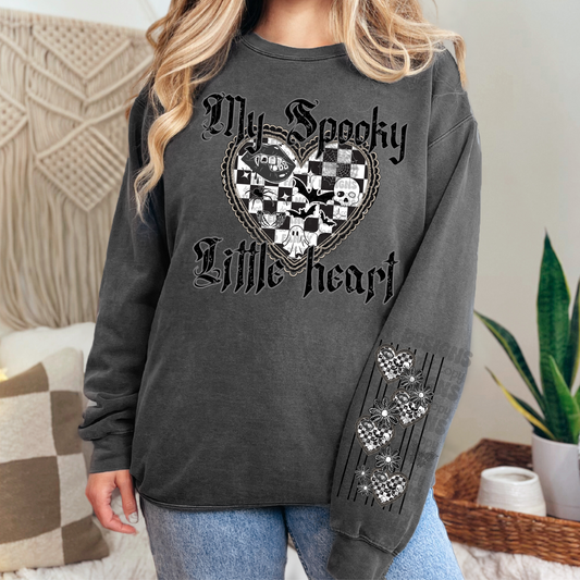 My Spooky Little Heart w/ Sleeve; PNG DIGITAL FILE ONLY (AUG2025)