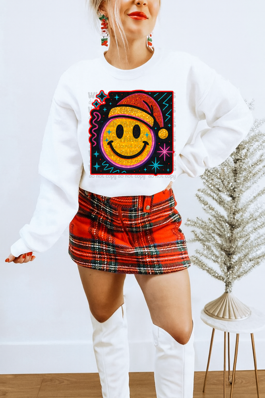 Red happy Santa hat ; PNG DIGITAL FILE ONLY (SEPT2025)