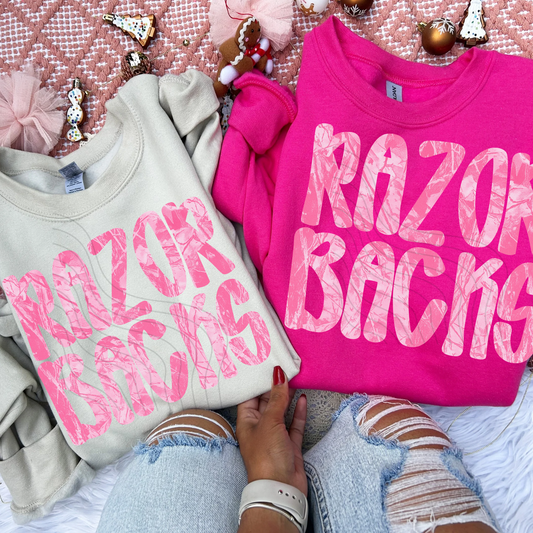 Razorbacks pink camo ; PNG DIGITAL FILE ONLY (OCT2025)