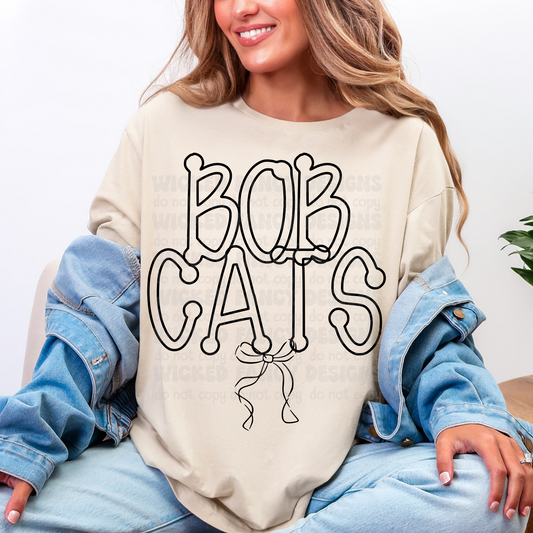 Bobcats Bow; PNG DIGITAL FILE ONLY (AUG2025)