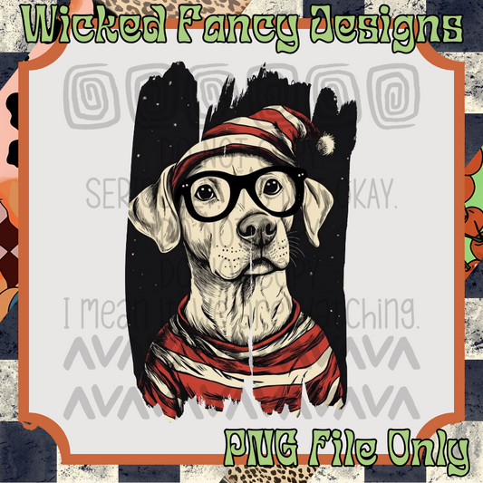 Waldo Pup; PNG DIGITAL FILE ONLY