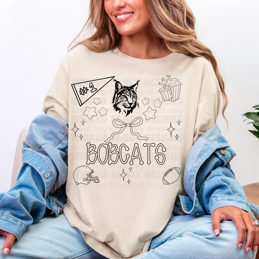 Bobcats Coquette; PNG DIGITAL FILE ONLY (AUG2025)