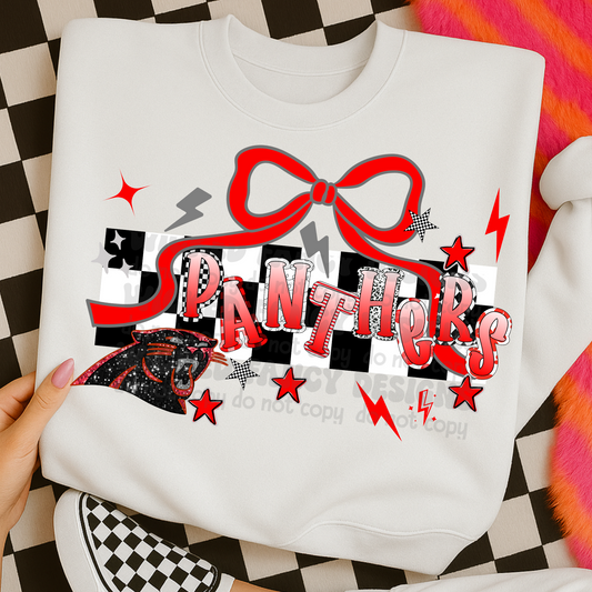 Panthers crazy letters ; PNG DIGITAL FILE ONLY (SEPT2025)