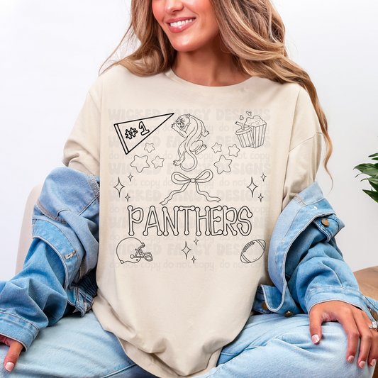 Panthers Coquette; PNG DIGITAL FILE ONLY (AUG2025)