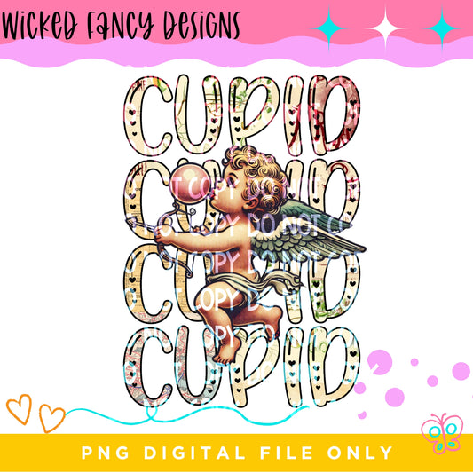 Vintage Cupid; PNG DIGITAL FILE ONLY