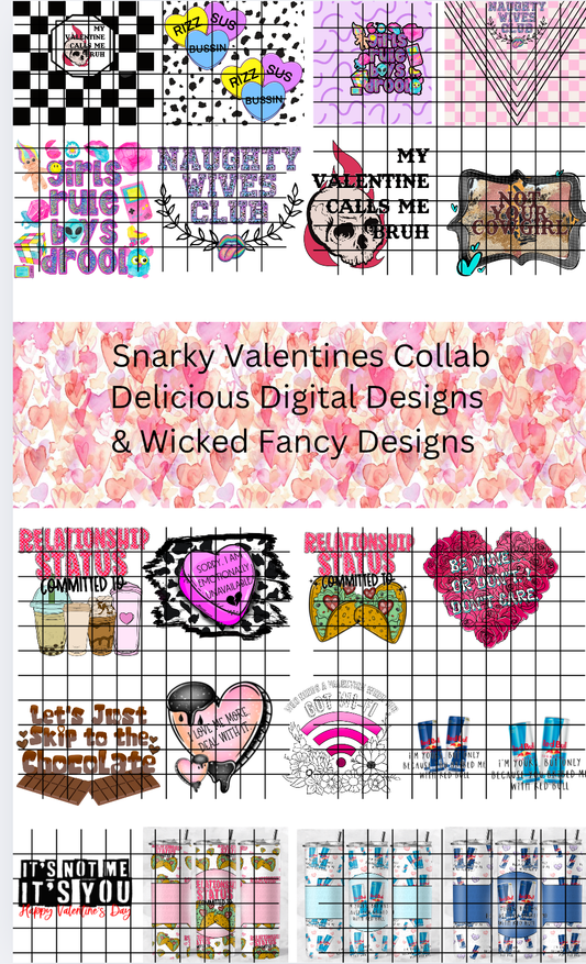 Snarky Valentine's Collab with Delicious Digital Designs