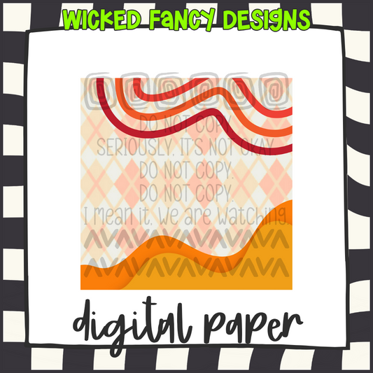 Argyle coral ; digital paper