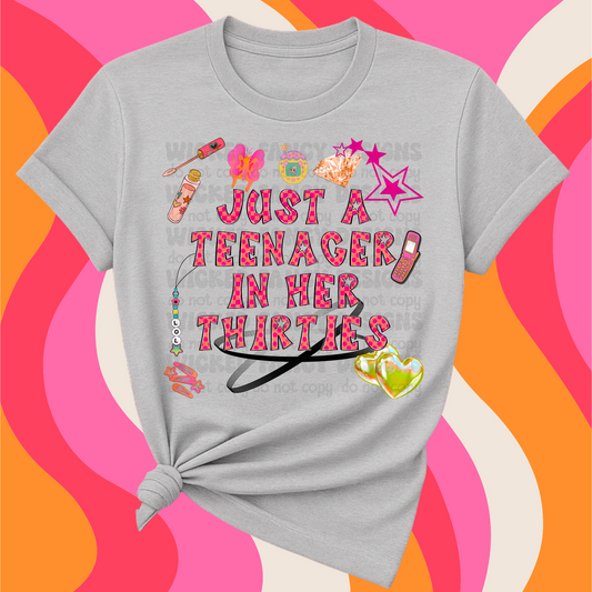 Just a teenager in her 30s ; PNG DIGITAL FILE ONLY (JULY 2025)