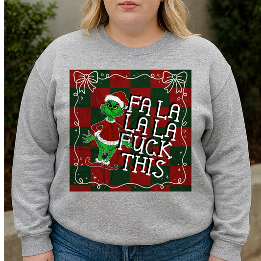 Fa la la f this nsfw grouch ; PNG DIGITAL FILE ONLY (NOV2025)