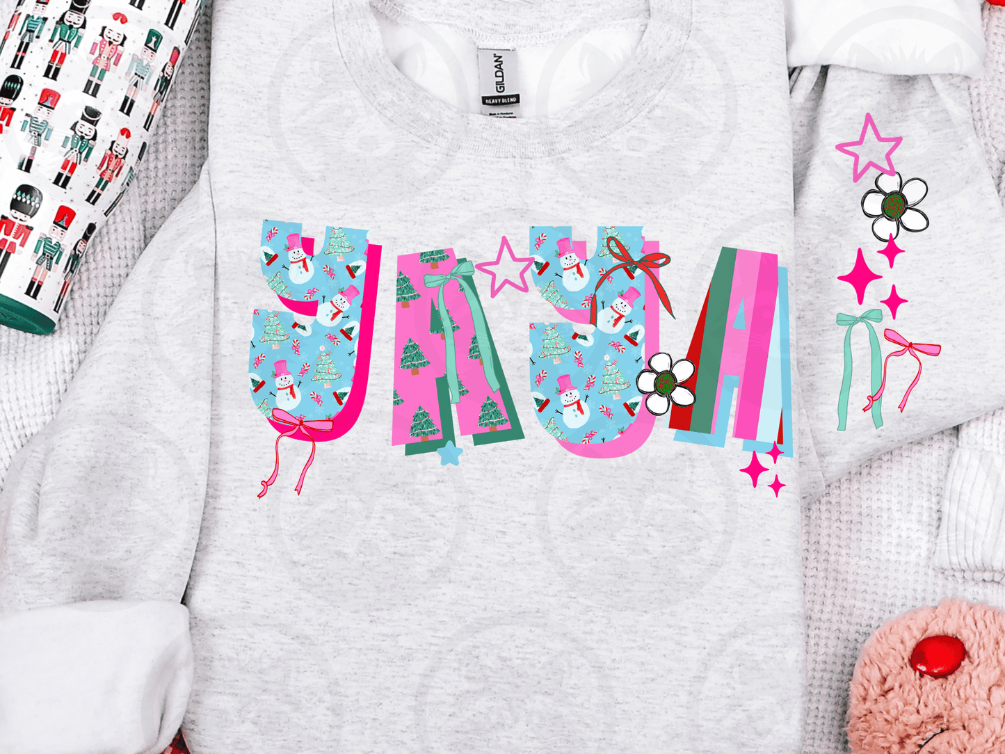 Yaya girly Christmas ; PNG DIGITAL FILE ONLY (NOV2025)