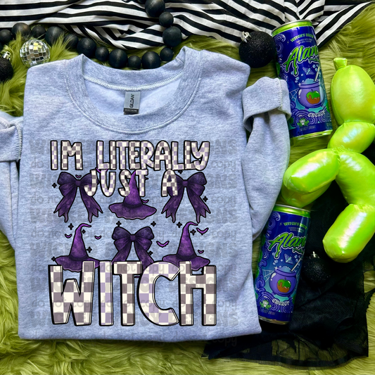 I'm Literally Just A Witch; PNG DIGITAL FILE ONLY (AUG2025)