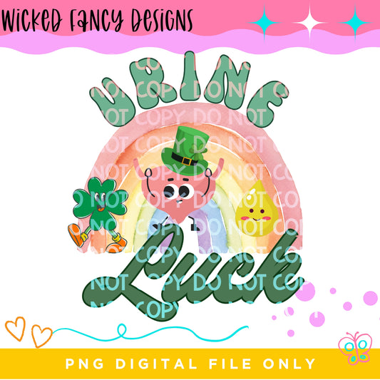 urine luck; PNG DIGITAL FILE ONLY