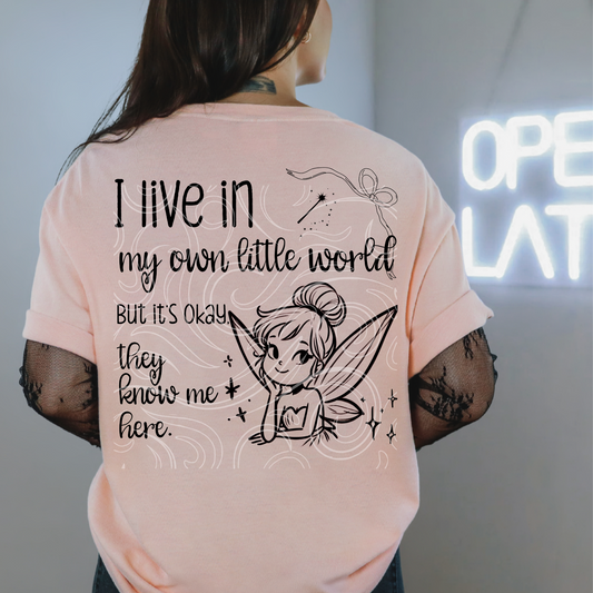 Fairy I live in my own world ; PNG DIGITAL FILE ONLY