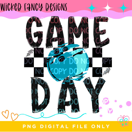 Game Day - Bowling; PNG DIGITAL FILE ONLY