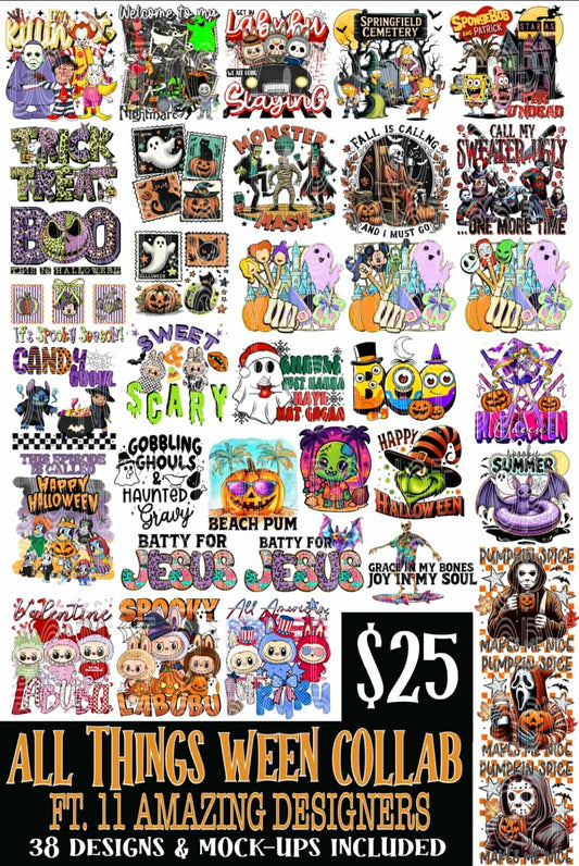 All things WEEN digital design collab