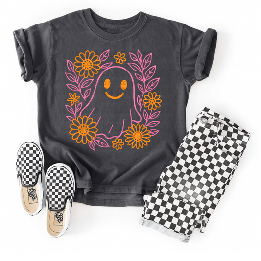 Preppy floral ghost; PNG DIGITAL FILE ONLY (SEPT2025)