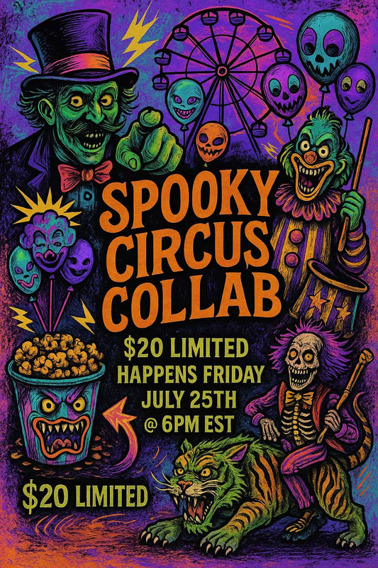 Spooky Circus Collab - PNG DIGITAL DESIGNS ONLY